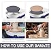 LEOLIO Pottery Wheel Bat System, Upgraded 12” Round Outer Bat Tool Set with 1pc Batmate & 6-Pack 7” Square Inner Bats, Bat Adapter with Portable Inserts for Potters and Clay Artists