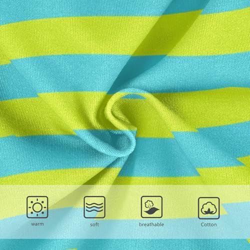 Green Cyan Stripe Toddler Boy's Underwear 2T3