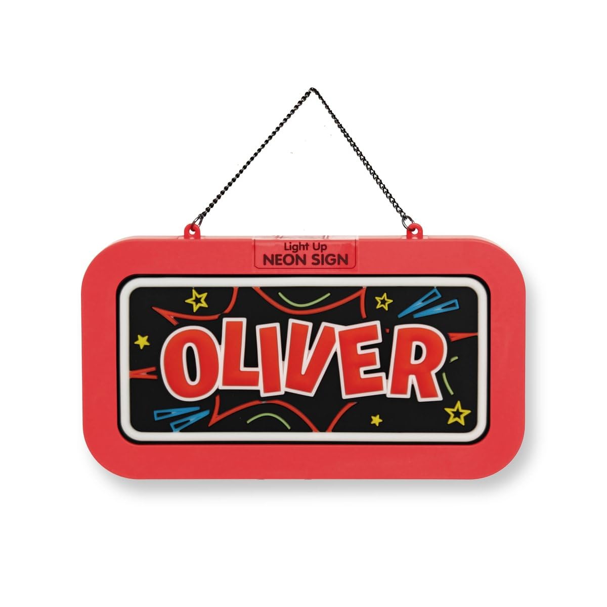 History & Heraldry Light Up Neon Name SignOliver from B&Q