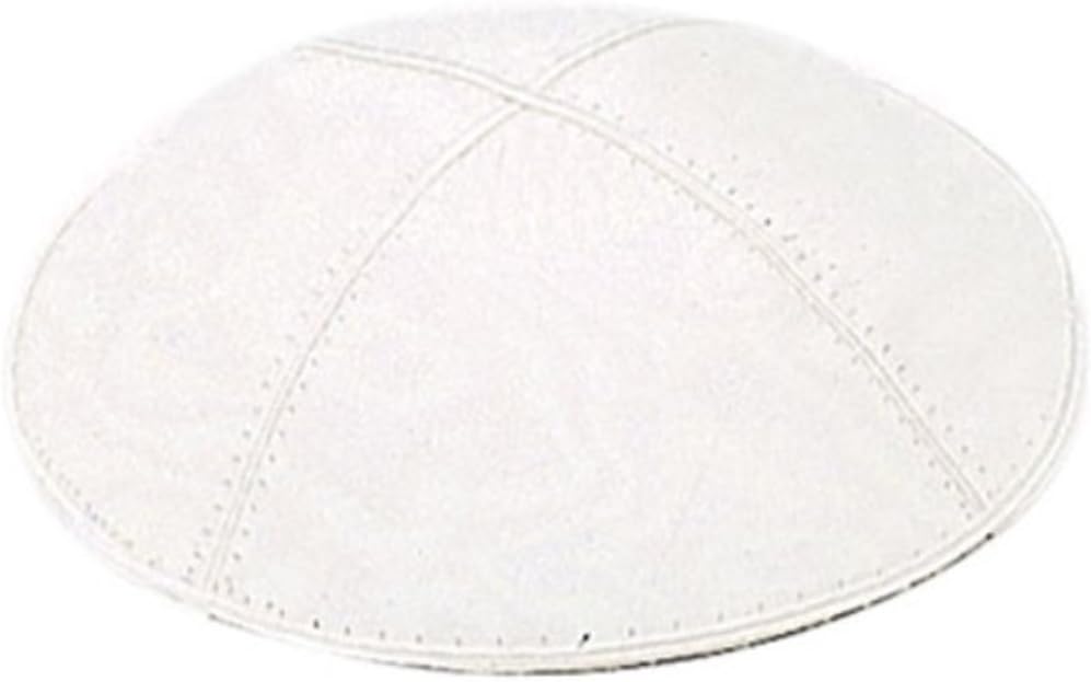 Moire Fabric Kippot Single or Bulk Kippah Optional Custom Imprinting Inside for Your Speacial Event … White