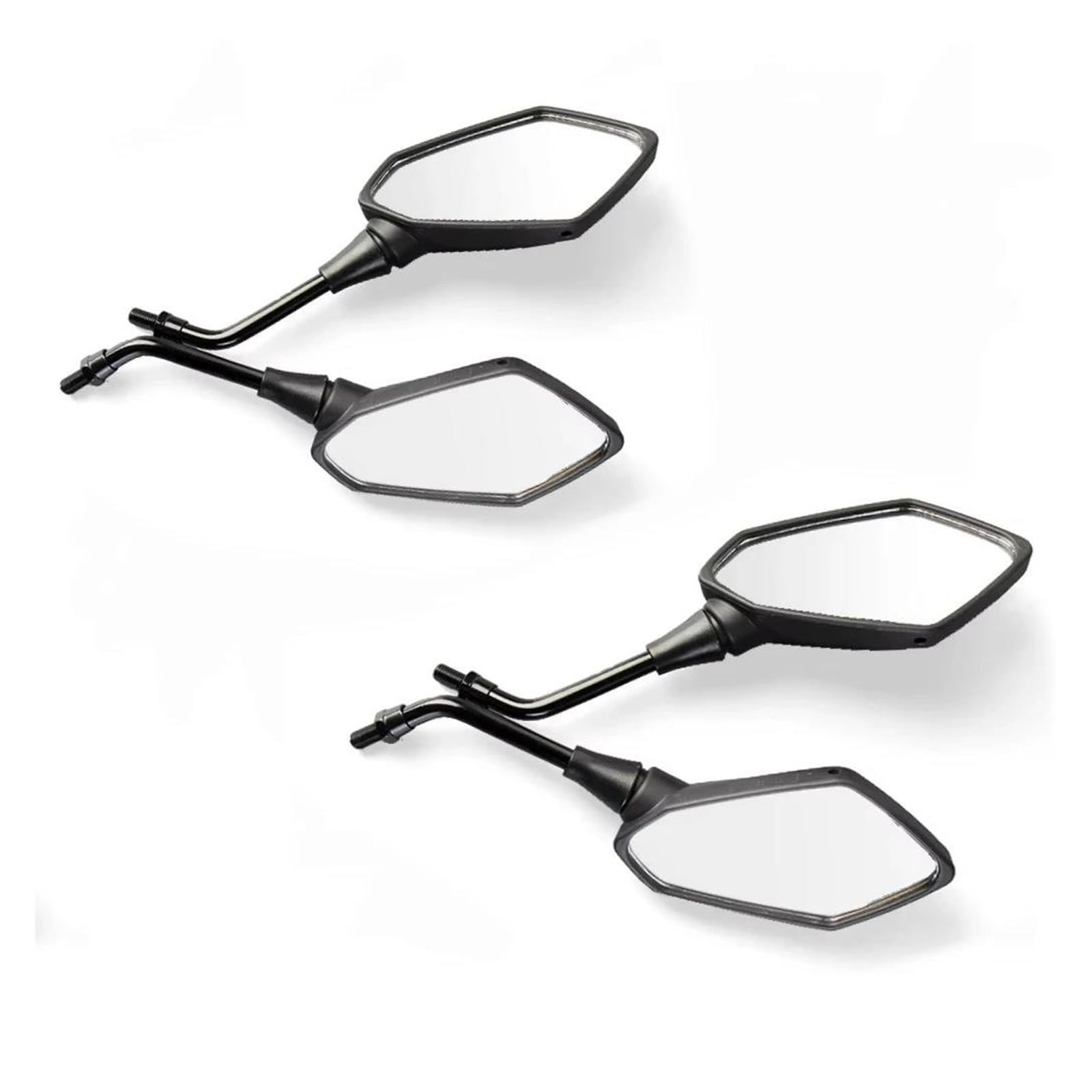 retrovisori moto Specchietto Retrovisore Moto Scooter Bici Elettrica Elettromobile Convesso 8 Mm 10(1.8mm 2set)