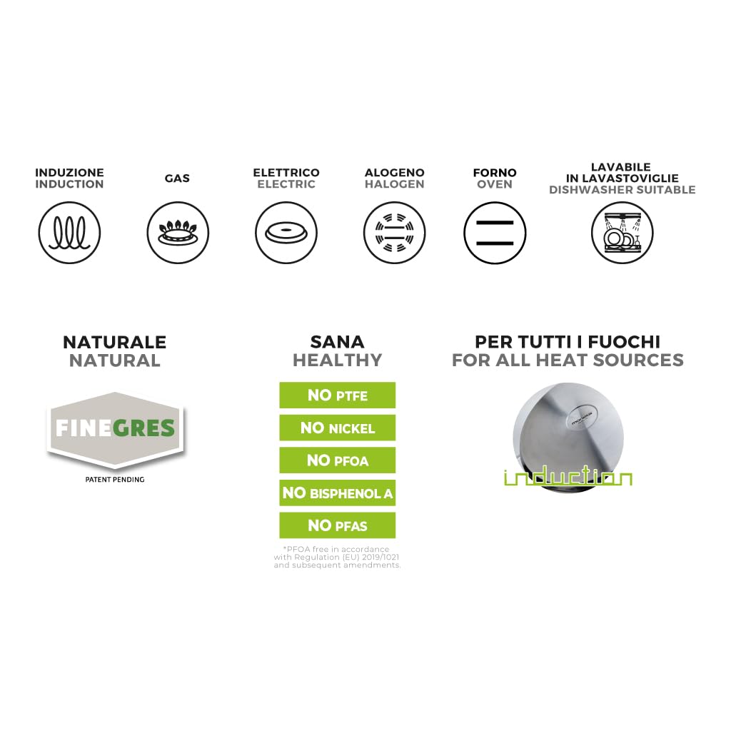 Casserole - MONETA - Harmonia Finegres - Antiadhésif naturel - Tous feux dont induction