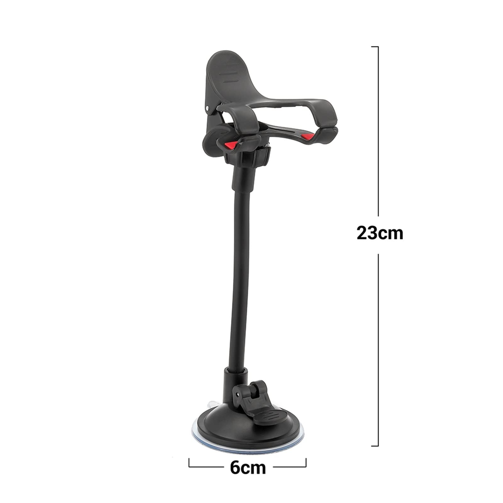 Xuanqingyi Store Obrotowy uchwyt samochodowy na telefon o 360° Uniwersalny uchwyt samochodowy do montażu na desce rozdzielczej Stojaki na telefony Akcesoria samochodowe Uchwyt samochodowy do telefonu