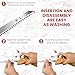 Prikoi Electric Knife - Carving Knife Set, Easy-Slice Serrated Edge Blades for Meat, Bread, Turkey, Ribs, Fillet, DIY, Ergonomic Handle + 2 Blades for Raw & Cooked Food New Upgrade(Faux Wood)