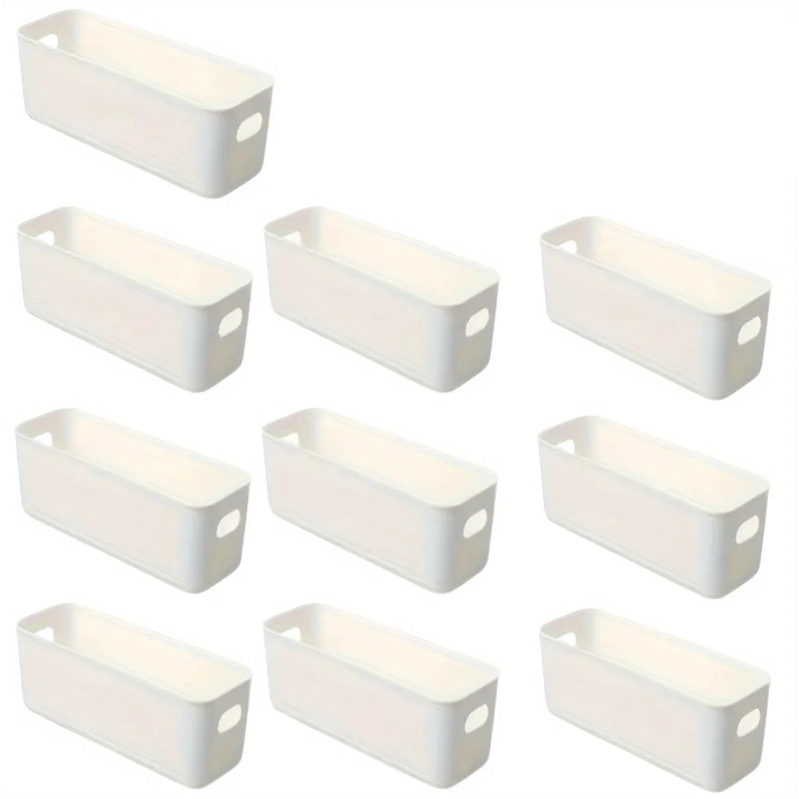 ZHSOAO 5 Pcs Multifunctional Storage Box Large-Capacity Desktop Underwear Suitable For Sundries for Bras, Socks, Underwear