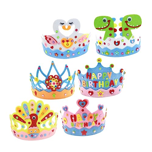 Beavorty 6 NEpbN crown LbYeBA NEnbg tH[vZXNE ̏̎q DIY̕zNE ả̖Xq sDz Colorful