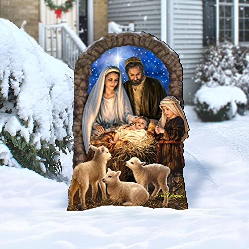 Designocracy Dona Gelsinger Outdoor Nativity Scene Miracle Nativity Home And Outdoor Decor #TOP6