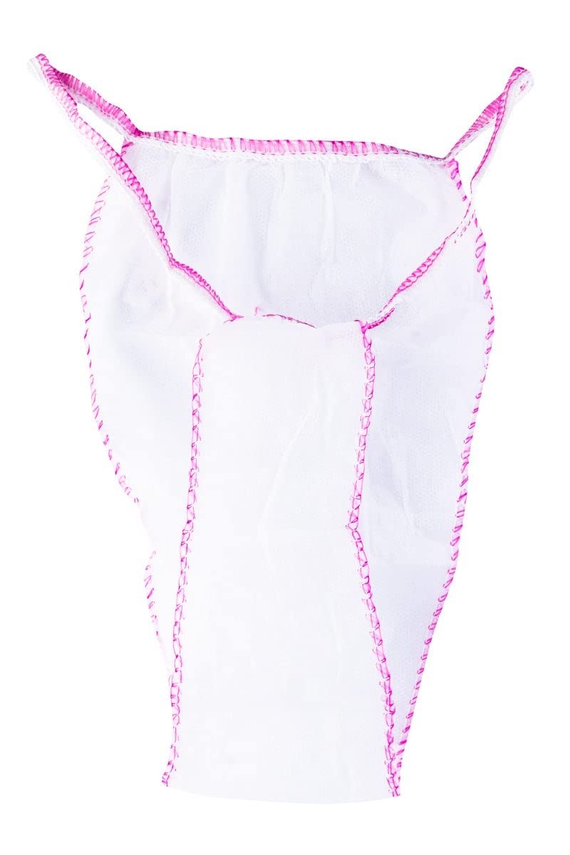 DivaDISP TANGA NONWOVEN WOMAN WHT 100PCS/PK