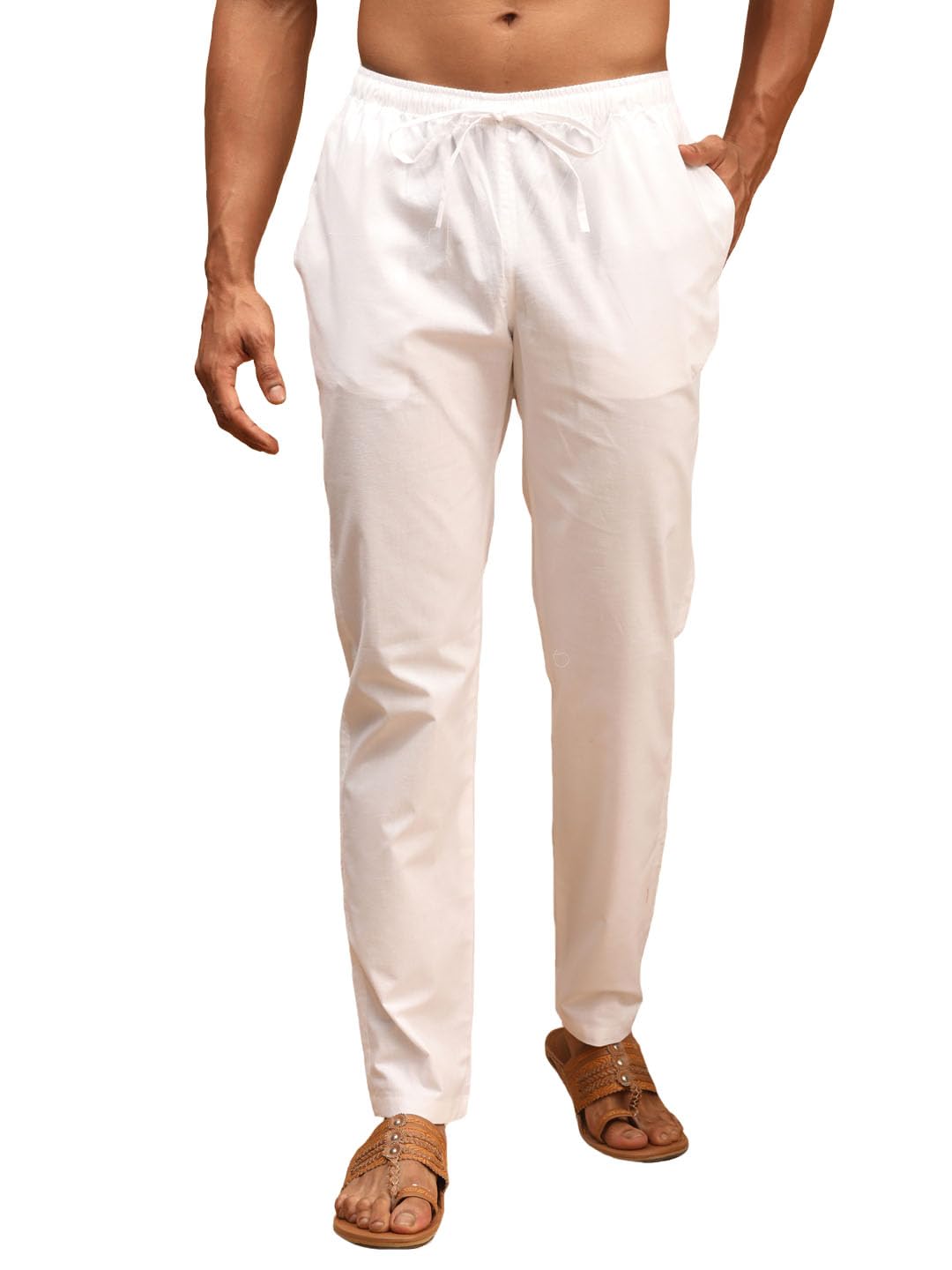 Men's Regular Fit Mid Rise Pants
