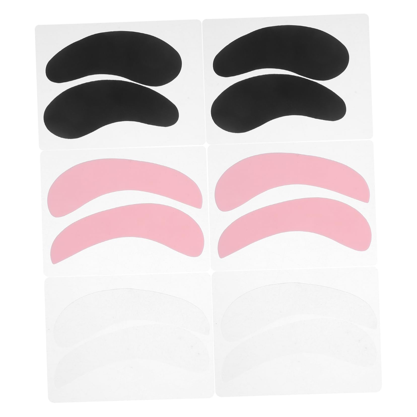 NOLITOY 6 Pairs Eye Mask Beauty Tools Lash Lifting Supplies Eyelash Lifting Pads Lash Lifting Tool Eyelash Perming Rods Eyelash Lift Tool Eyelash Lift Pads Lash Perming Pads