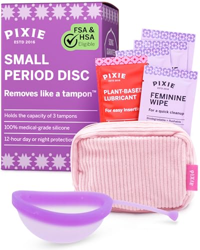 Pixie Menstrual Disc, 100% Medical-Grade Silicone, Medium