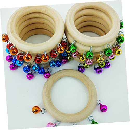 Vaguelly 4 Pçs Sinos De Festa Banda Handbells Jingle De Mão De Páscoa Agitador De Ritmo Inacabado Ag