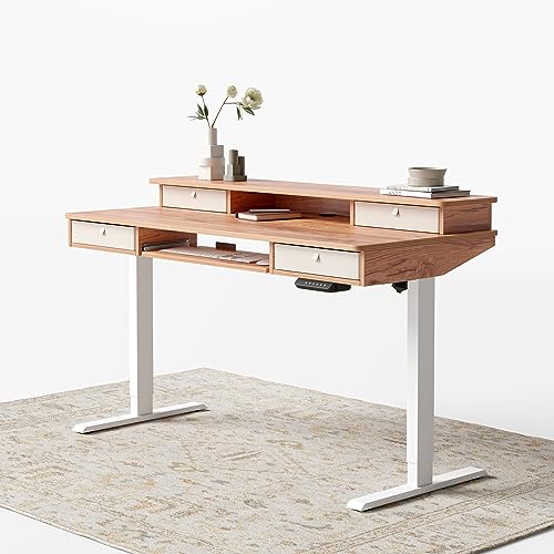 FEZIBO 昇降デスク スタンディングデスク 幅120cm*奥行き60cm Amazon | FEZIBO 昇降デスク スタンディングデスク 幅120cm