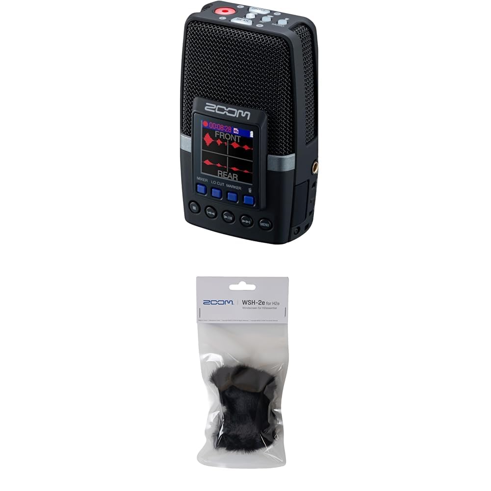 Amazon.co.jp: 【セット買い】ZOOM ハンディレコーダーH2essential＆
