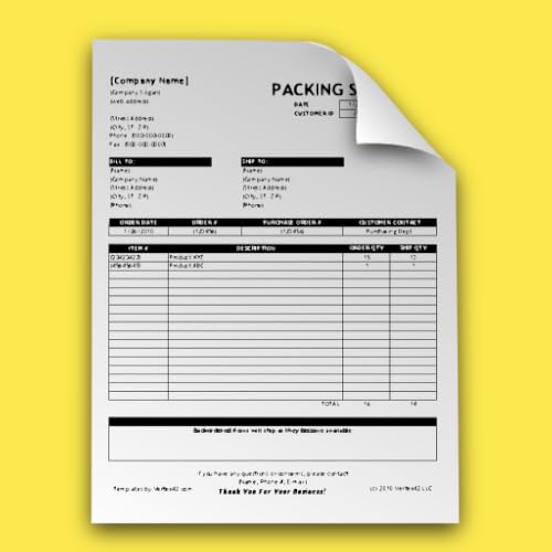 Packing Slip