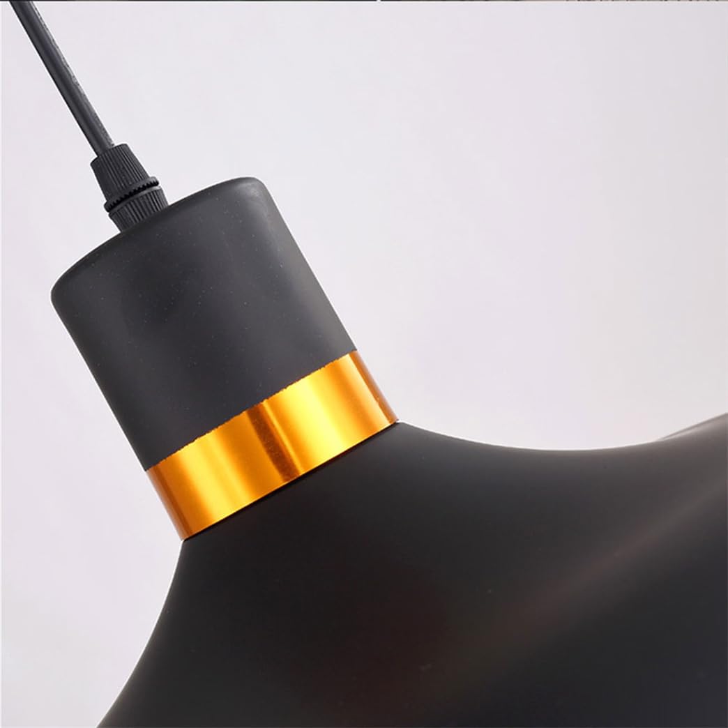Lampada A Sospensione Nera - Lampadario Industriale