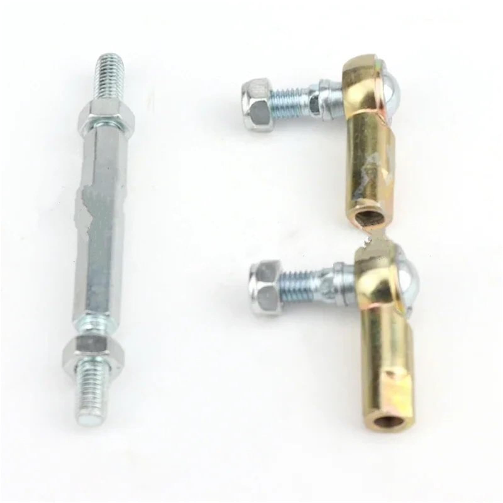 Rótula de suspensión Compatible con 49cc 50cc Go-Kart Buggy Scooter Quad M8 palanca de dirección Kit junta esférica varilla amarre 80mm-315mm(1 pair 300mm)