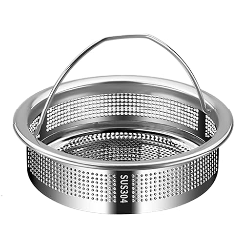 Colador de fregadero de cocina en acero inoxidable