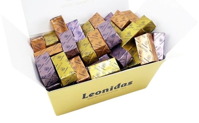 Luxury Praline Chocolate: Gianduja, Giamanda, Giantina Chocolates, Rich Almond & Hazelnut, Crunchy Biscuit Creamy Pralines, Premium Belgian Gifts (1KG Ballotin 80 pc approx)