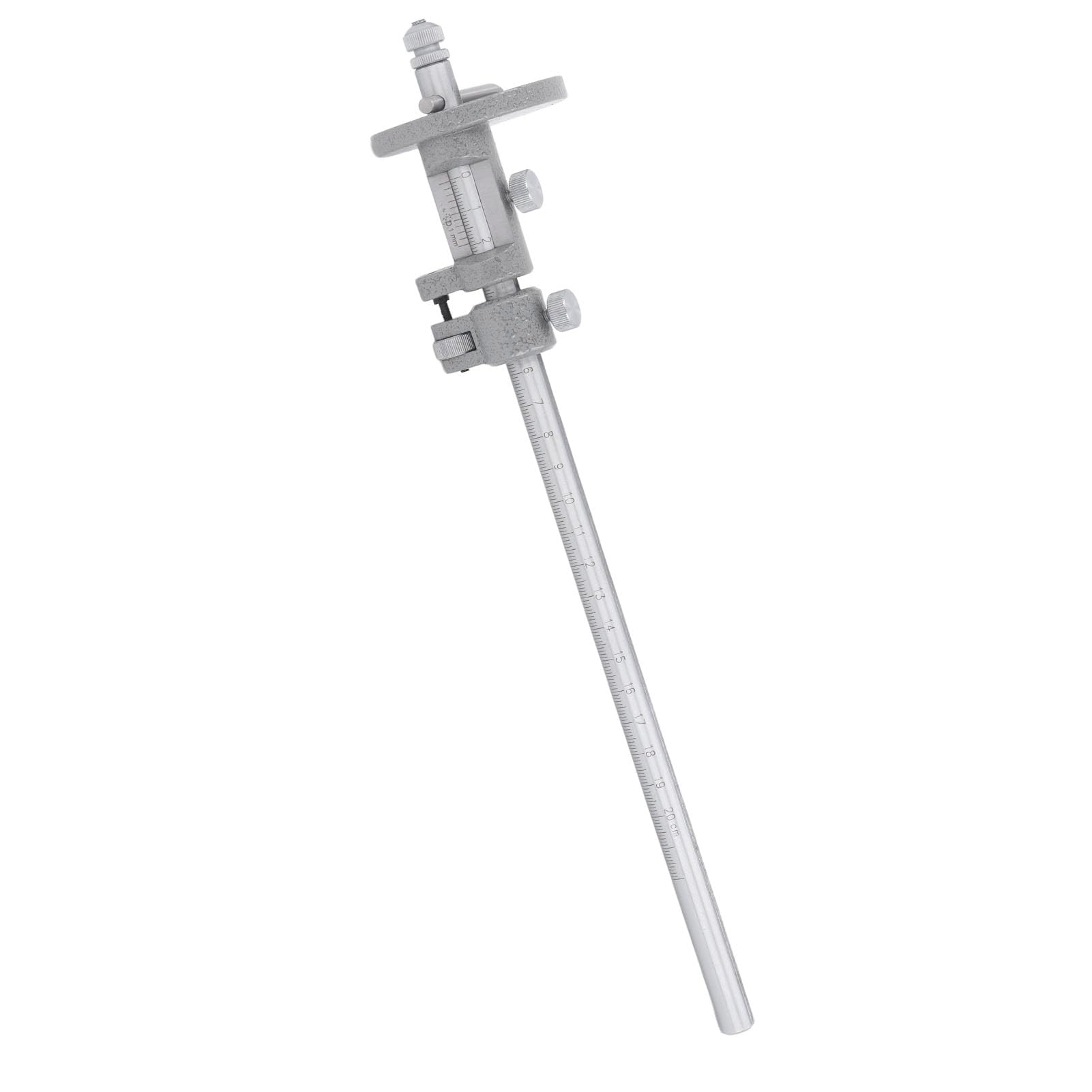 Demeras Calibro per Marcatura Ruote Strumento Accurato per la Lavorazione del Legno in Acciaio Inossidabile per la Lavorazione del Legno Misurazione da 0 a 200 Mm