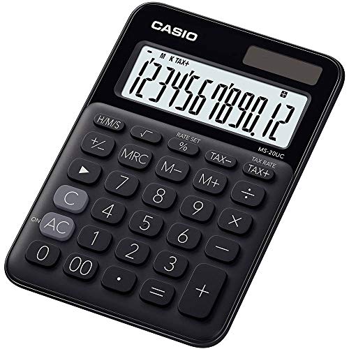 Image of Casio MS-20UC-BK Desktop Calculator,Black