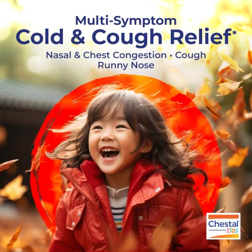 Image of Boiron Chestal Kids Pellets for Cough and Mucus Relief, Nasal or Chest Congestion, and Sore Throat Relief - 2 Count (160 Pellets)