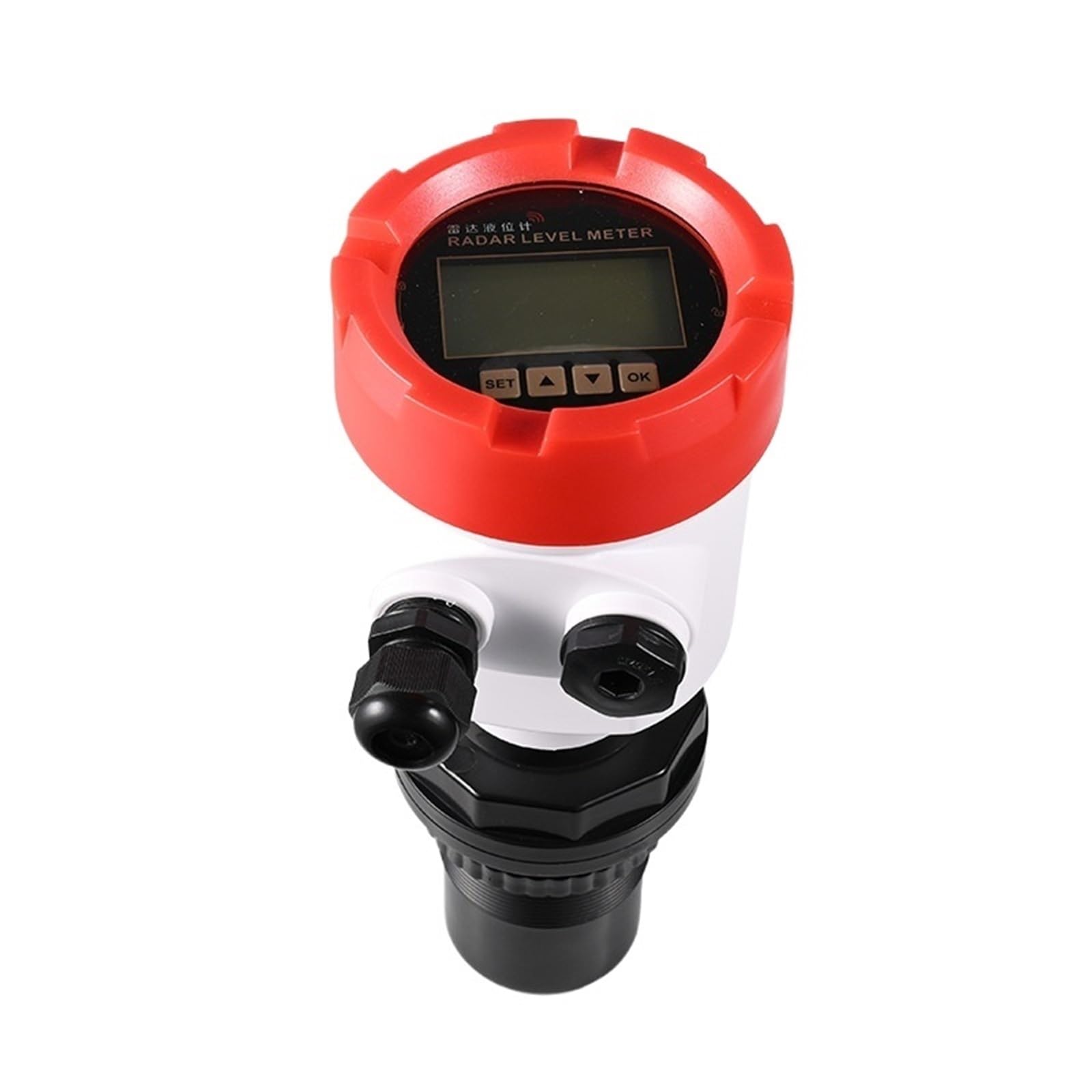Qfuxyysld 0-3M Range Ultrasonic Water Level Sensor, 4-20Ma Relays, Cordless Distance, 0-3M, 5M, 10M, 15M, Ultrasonic Water Tank Level Meter(,Rs485)