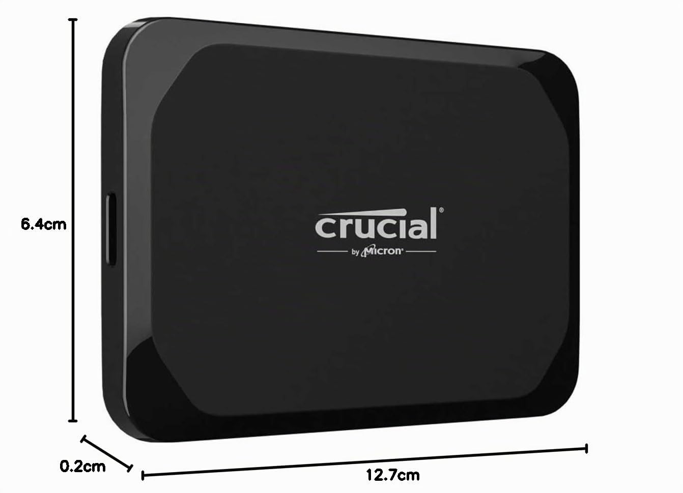 Crucial X9 - Ssd - 2 Tb - Extern (tragbar) - Usb 3.2 Gen 2 (usB-C Steckverbinder)