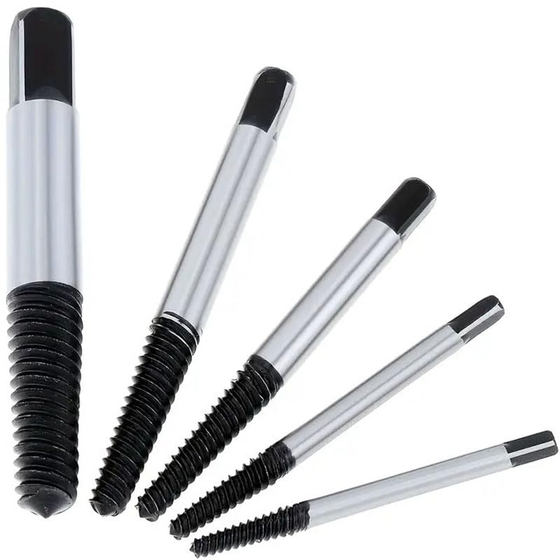 DIY Crafts Screw Extractor Set Damaged Broken Screws Extractor Drill Bits Removal Tool Damaged Bolts Remover Center Drill Bits Easy Out (5)-image-25