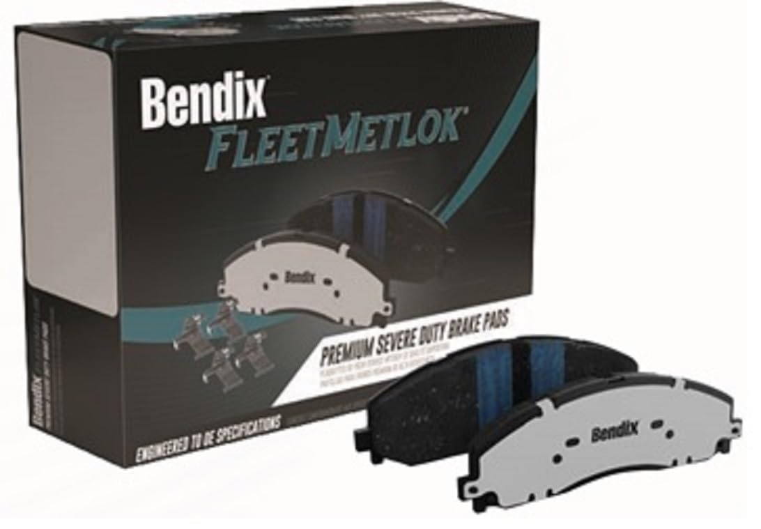 Bendix Fleet Metlok MKD701FM Brake Pads for UD 1200 2004-1999, 1300 2007-2005, 1400 2010-1994, 2000 2012, 2600 2012