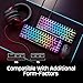 HyperX Pudding Keycaps 2 - Full Key Set - PBT - 112 Keys - Black
