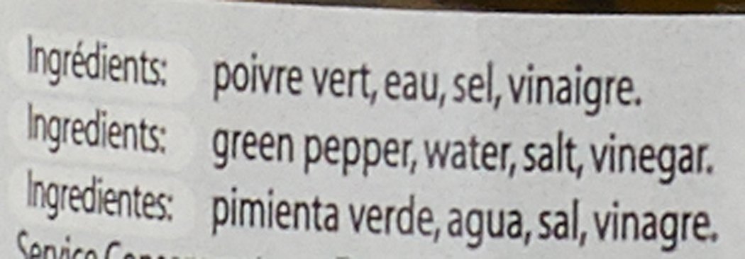 Ducros Poivre Vert en Saumure 35 g - Lot de 4