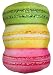 iscream Sugar-riffic! Pastel Macaron Stack 19" x 13" Photoreal Print Microbead Accent Pillow