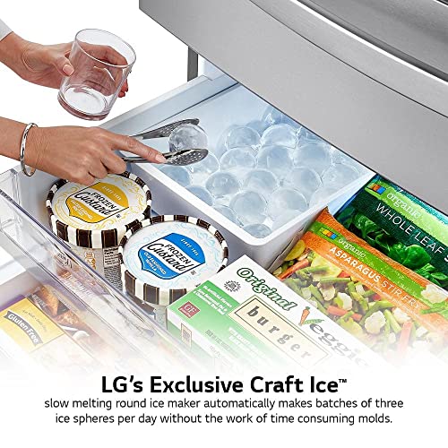 Lg LRMVS3006S 30 Cu. Ft. Smart Wi-Fi Enabled Instaview™ Door-In-Door® Refrigerator With Craft Ice™ Maker thumb #3