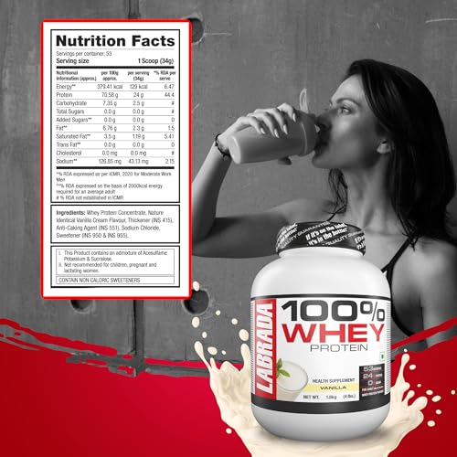 Image of Labrada Whey Protein - 4 lbs (Vanilla)