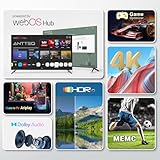 Antteq Smart TV 50 inch MagiQ 50" UHD 4K TV webOS, BBC Freeview Netflix YouTube Airplay WiFi, ThinQ AI MEMC Work with Alexa Black Television - Image 3