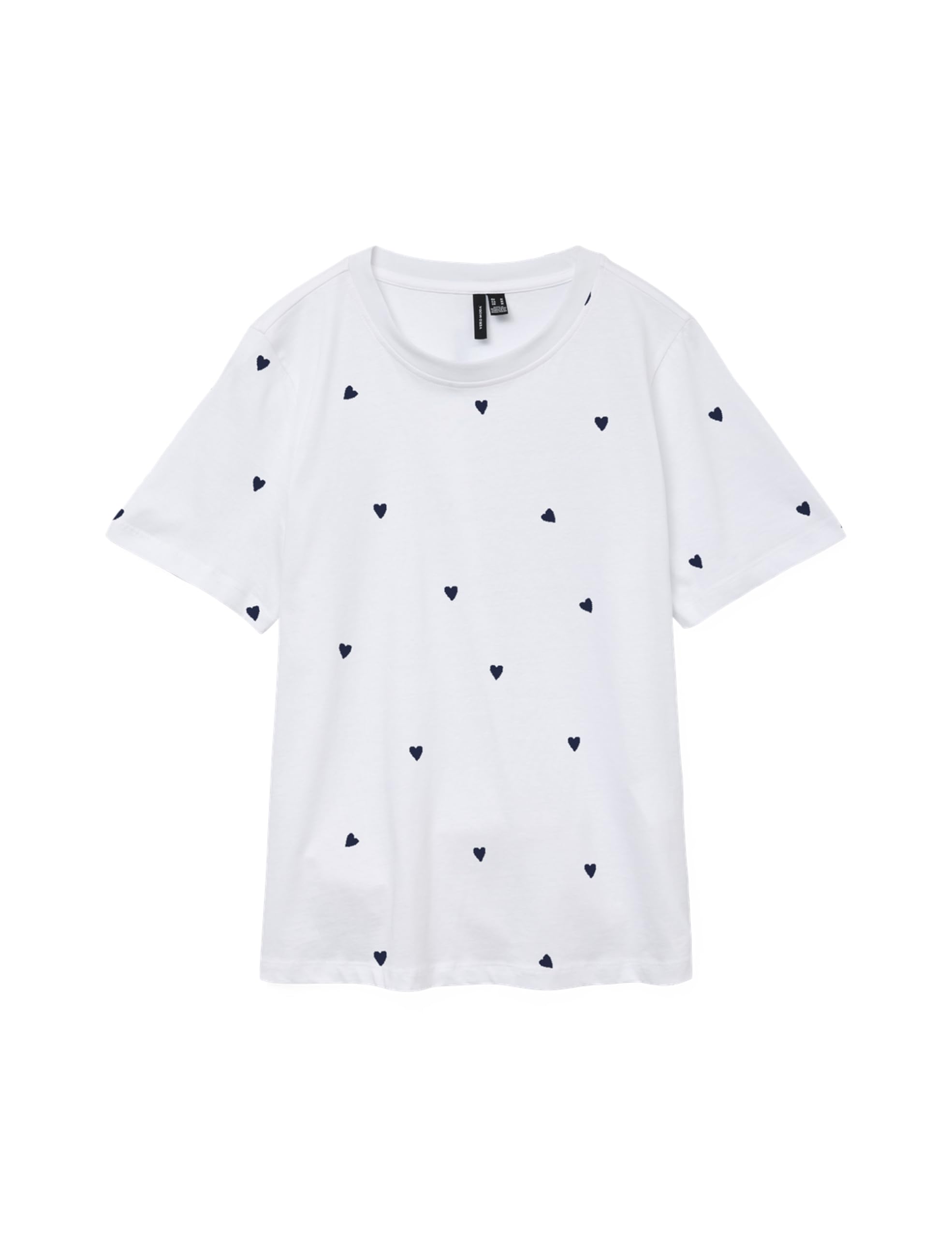 Vmpaulina AOP SS T-Shirt Ga JRS Noos, Bright White, M