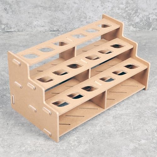 Support de tubes en bois pour organiser votre studio d'art et vos séances créatives - 8