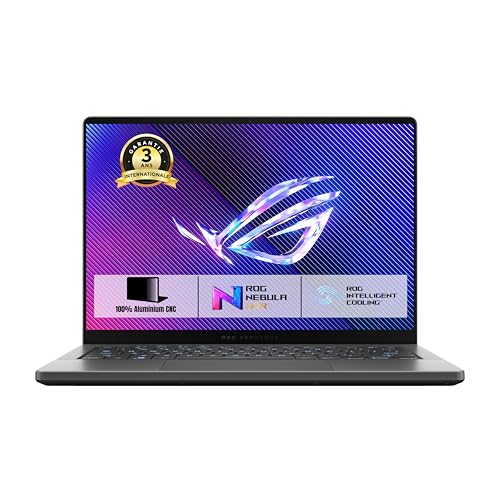 ASUS ROG Zephyrus G14-403UI-Q24W 14 Pouces 3K OLED PC Portable (Ryzen 9 8945HS 4Ghz, 32 Go RAM DDR5 6400MHz, 1 to SSD, GeForce RTX 4070 TGP 90W, Windows 11 Home - Clavier AZERTY