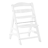 Vista 1 de Hauck Alpha+ Trona de madera de haya maciza con asiento ajustable, Blanco