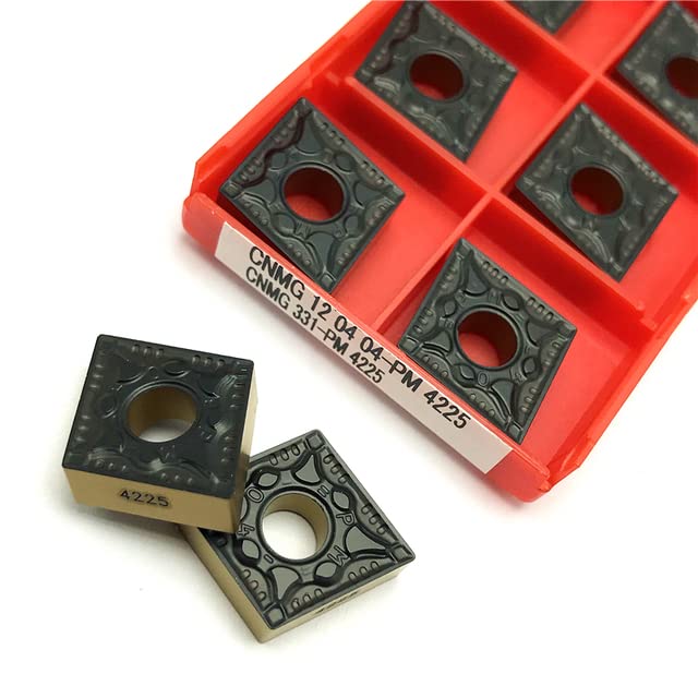 AETOOL - CNMG120408 PM4225 External Turning Tool Carbide insert Steel processing Metal lathe tool turning insert (Old packaging CNMG120408 PM4225)