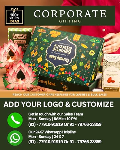 Image of Hyperfoods Diwali Gifts for Family and Friends Gift Hamper Diwali Gifts for Employees Corporate Gifts for Employees Gift Hamper Box Chocolates Gift Pack Combo Dryfruit Combo Pack