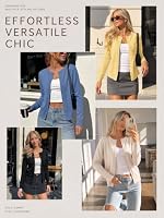 Trendy Queen Women's Lightweight Knit Cardigan Grey Melange Medium — image 6