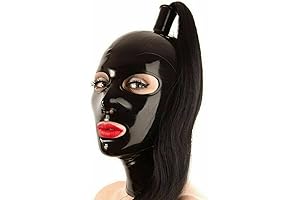 Sexy 100% Natural Latex Mask for Red Eye