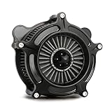 Happy-Motor Spike Turbine Air Cleaner Fit For Harley Sportster Xl1200X Forty-Eight Xl883 Sportster Gray Filter 1991-Up