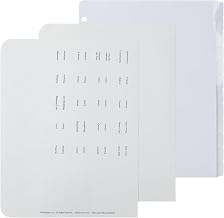 FranklinCovey - Custom Tabs for Ring-Bound FranklinCovey Planners | Personalize Your Tabbing System (Monarch, 12 Tabs)