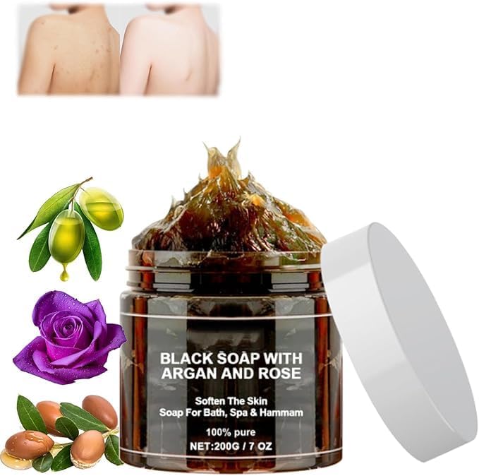 【Best Sellers Rank 1#】New 𝐌𝐨𝐫𝐨𝐜𝐜𝐨 𝐁𝐥𝐚𝐜𝐤 𝐁𝐞𝐥𝐝𝐢 𝐒𝐨𝐚𝐩, 𝐁𝐥𝐚𝐜𝐤 𝐒𝐨𝐚𝐩 𝐖𝐢𝐭𝐡 𝐀𝐫𝐠𝐚𝐧 𝐀𝐧𝐝 𝐑𝐨𝐬𝐞, 𝐌𝐨𝐫𝐨𝐜𝐜𝐨 𝐁𝐥𝐚𝐜𝐤 𝐁𝐞𝐥𝐝𝐢 𝐒𝐨𝐚𝐩, 𝐀𝐟𝐫𝐢𝐜𝐚𝐧 𝐁𝐥𝐚𝐜𝐤 𝐒𝐨𝐚𝐩 𝐁𝐚𝐫 𝐄𝐱𝐟𝐨𝐥𝐢𝐚𝐭𝐢𝐧𝐠 𝐒𝐨𝐚𝐩, 𝐌𝐨𝐫𝐨𝐜𝐜𝐨 𝐁𝐨𝐝𝐲 𝐒𝐜𝐫𝐮𝐛 𝐟𝐨𝐫 𝐀𝐥𝐥 𝐒𝐤𝐢𝐧, 200G/7FL.OZ *1/2 Jars (1 Jars Morocco Black Beldi Soap)