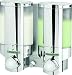 Better Living Products 76245-1 AVIVA Two Chamber Dispenser, Chrome