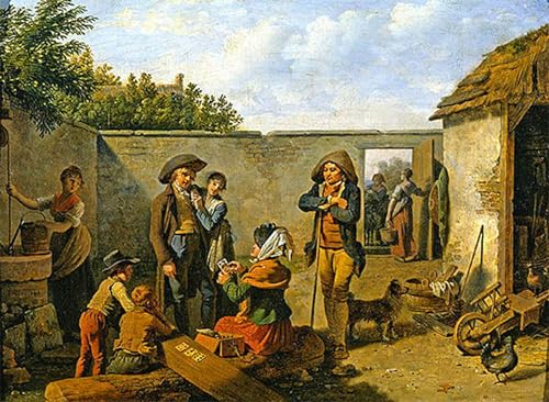 Peinture sur toile la diseuse de bonne aventure pour sublimer une chambre à coucher
