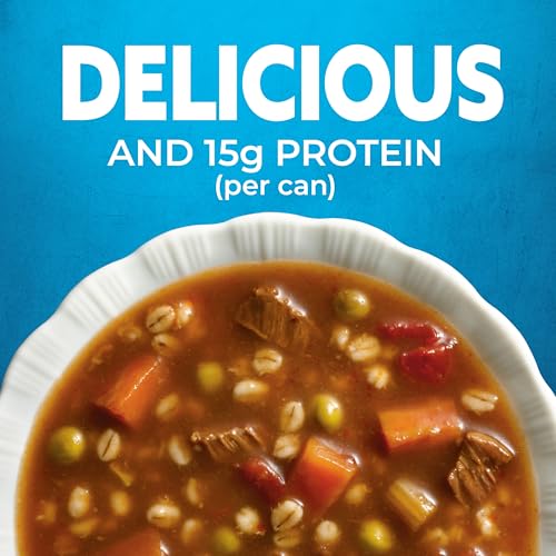 Image of Progresso Traditional, Ready to Serve Beef Barley Soup, 19 oz. (Pack of 12)